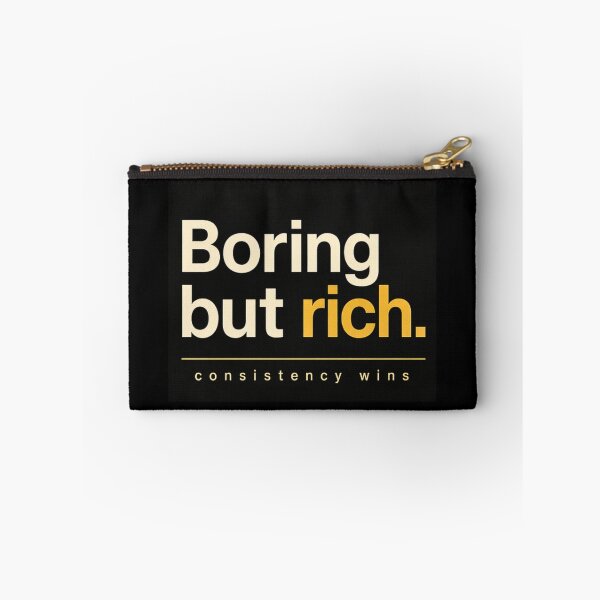 Item preview, Boring But Rich Minimalist Wealth Design designed and sold by Kupeliemre.