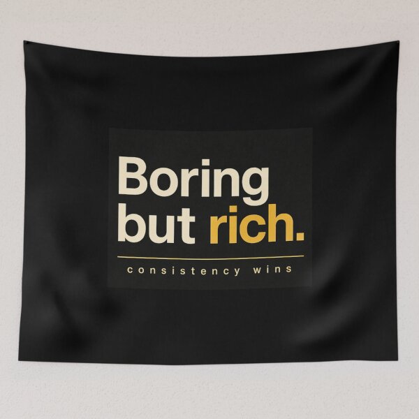 Item preview, Boring But Rich Minimalist Wealth Design designed and sold by Kupeliemre.