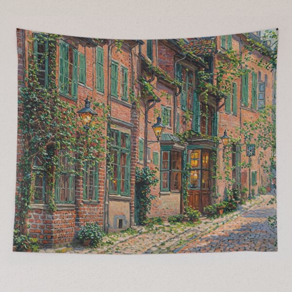Item preview, Row of houses in the old town of Lüneburg designed and sold by sid1802.