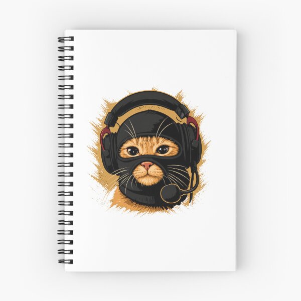 Item preview, Ninja Gamer Cat designed and sold by McPurrface.