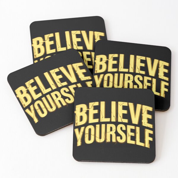 Artikelvorschau, „Believe Yourself Glitch“-Ästhetik-T-Shirt – Cyberpunk-Motivations-Streetwear entworfen und verkauft von No Excuses .