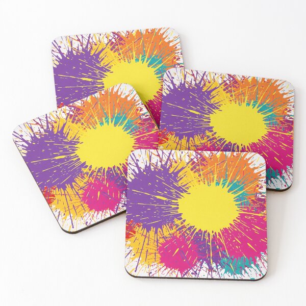 Item preview, Vibrant Color Burst Paint Splash Abstract Design designed and sold by PixorStudio.