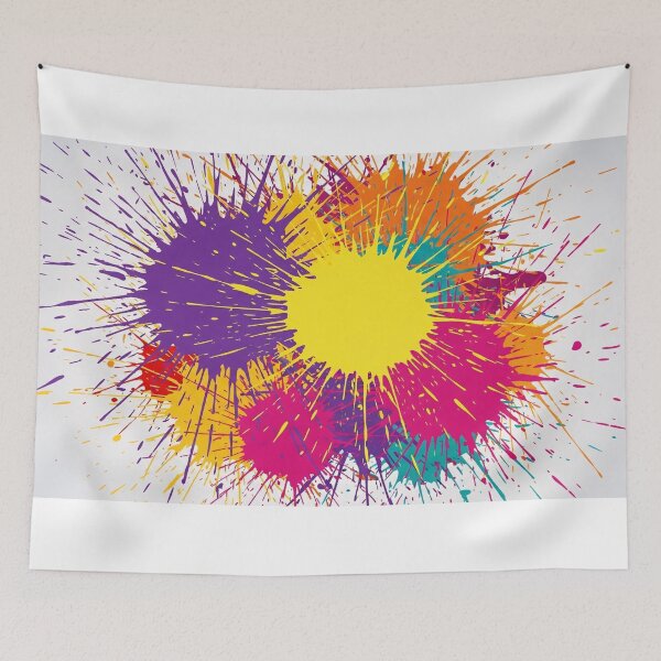 Item preview, Vibrant Color Burst Paint Splash Abstract Design designed and sold by PixorStudio.