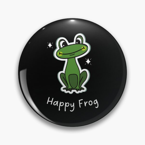 Artikelvorschau, Happy Frog Cute Cartoon Kawaii Animal Design entworfen und verkauft von PatrickWill22.