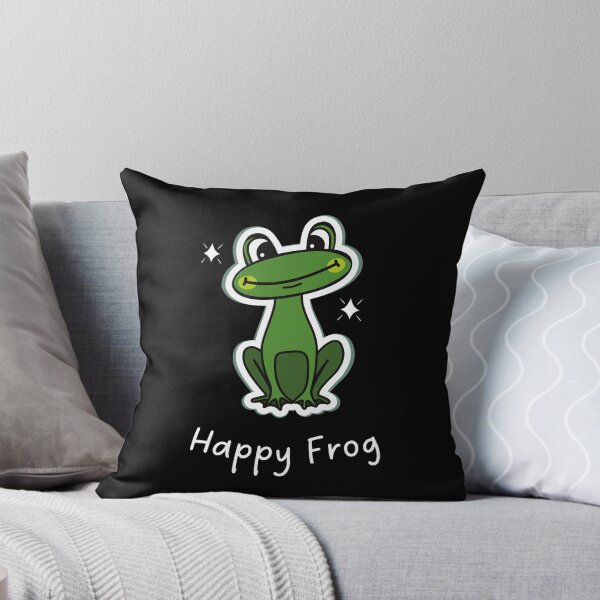 Item preview, Happy Frog Cute Cartoon Kawaii Animal Design designed and sold by PatrickWill22.