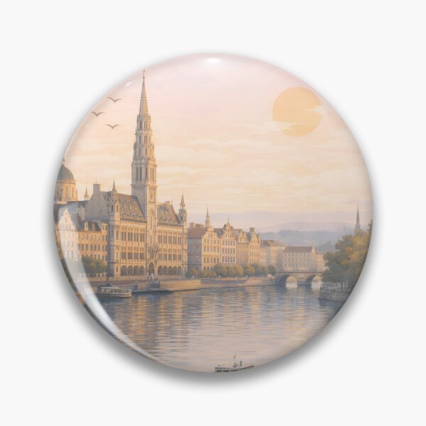 Item preview, Brussels Minimal Design – Belgium Aesthetic designed and sold by ArtYouFeel.