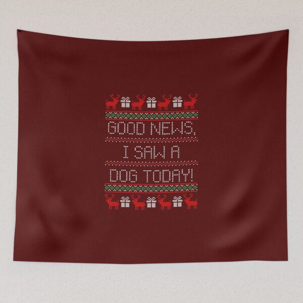 Item preview, Dog Today Ugly Christmas Sweater designed and sold by Normbot2000.