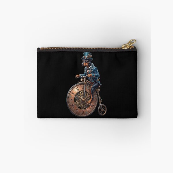 Item preview, Steampunk Doberman Clockwork Bicycle Art. designed and sold by KojourinArt.