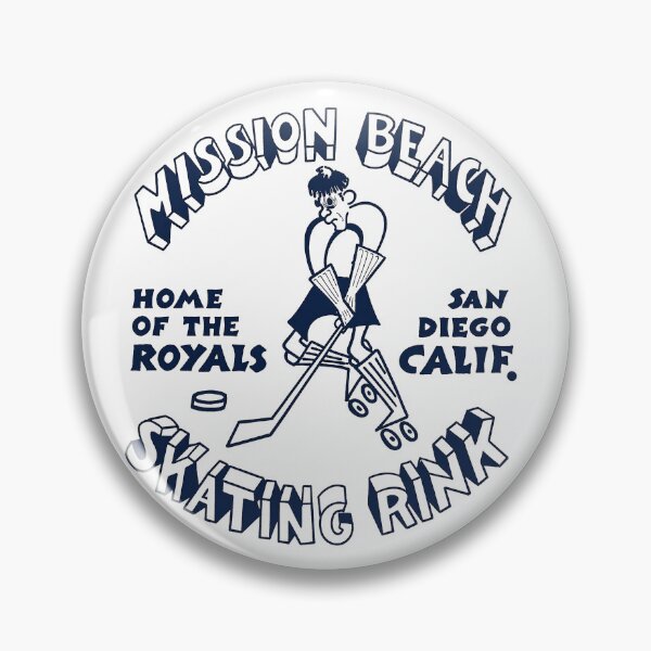 Item preview, Mission Beach Roller Rink San Diego California Roller Skating Rink Sticker Decal Label Design 3 designed and sold by tislord.