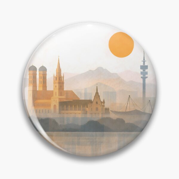 Item preview, Munich Geometric Design – Modern Germany Aesthetic designed and sold by ArtYouFeel.