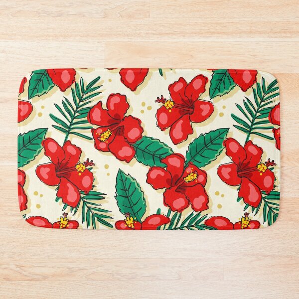 Item preview, Hibiscus Flower Pattern – Tropical Flowers Aesthetic, Floral Island Flowers, Hawaiian Botanical Design designed and sold by trendieprints.