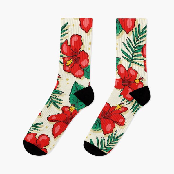 Item preview, Hibiscus Flower Pattern – Tropical Flowers Aesthetic, Floral Island Flowers, Hawaiian Botanical Design designed and sold by trendieprints.