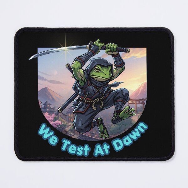 Item preview, Ninja Frog - We Test At Dawn designed and sold by MikesLab.