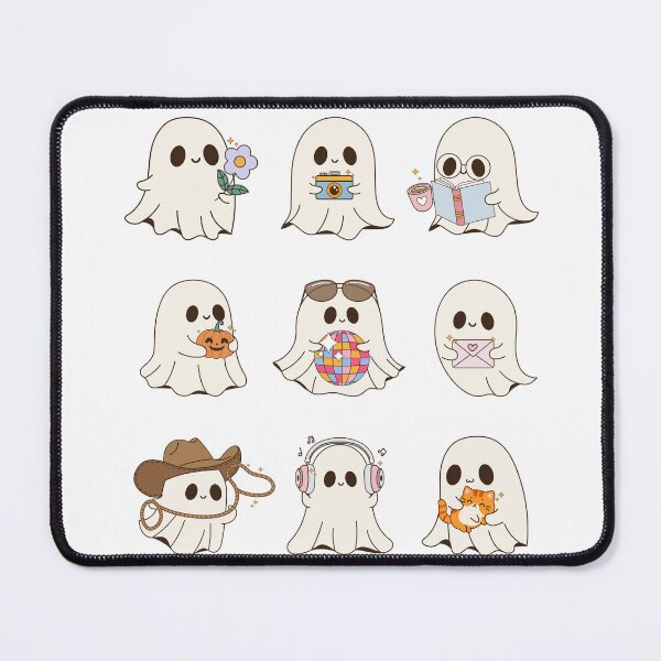 Item preview, Cute Ghosts Kawaii Halloween Cartoon Characters Set Design designed and sold by PatrickWill22.