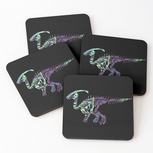 Item preview, Marbled Parasaurolophus Fossil Skeleton designed and sold by MirandaFreezie.