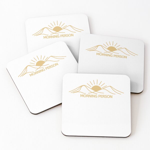 Item preview, Morning Person – Minimal Morning Routine Typography Design designed and sold by Lynn Creates.