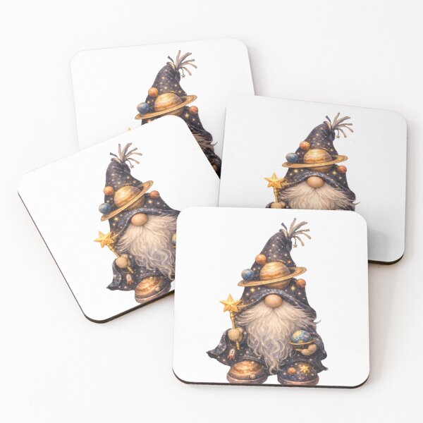 Item preview, Planet Gnome – Cosmic Orbit Wizard | Celestial Space‑Themed Gnome Art designed and sold by Aurora & Ink Artworks .
