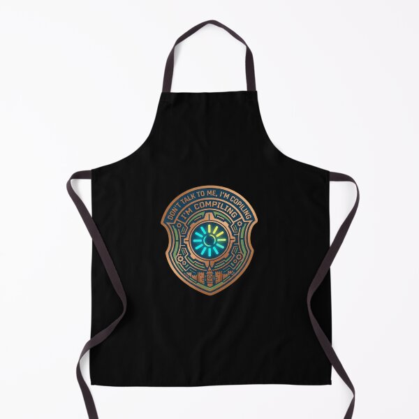 Item preview, Don't Talk To Me I'm Compiling Programmer Badge designed and sold by AkDesign022.