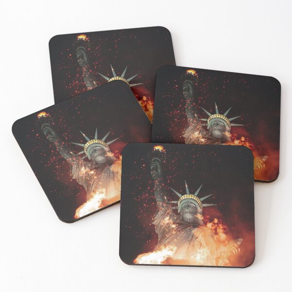 Item preview, Statue of Liberty on Fire designed and sold by MorningFive.
