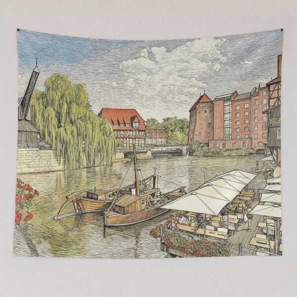 Item preview, Lüneburg, harbour designed and sold by sid1802.