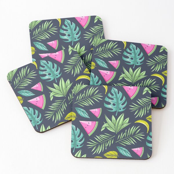 Item preview, Fruity Tropical Paradise - Fruit Lover & Tropical Paradise Island Aesthetic, Summer Vibes, Tropical Plants Print, Cute Beach Vacation Design designed and sold by trendieprints.