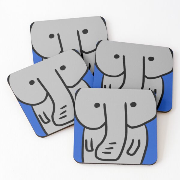 Item preview, Minimal Elephant Charm designed and sold by PlayfulCritter.