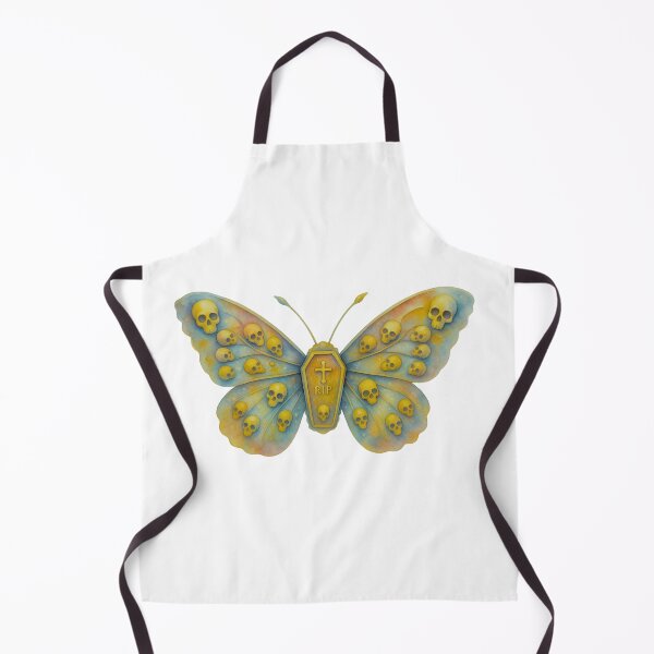 Item preview, Gothic Skull Butterfly – Dark Halloween Art designed and sold by Liberty4Punk.