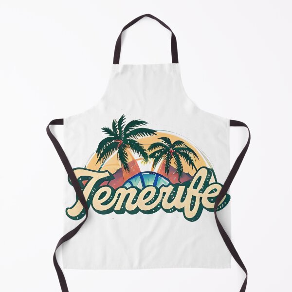 Item preview, Vintage Tenerife Spain Tropical Beach and Volcano Sticker designed and sold by Alldesign10.