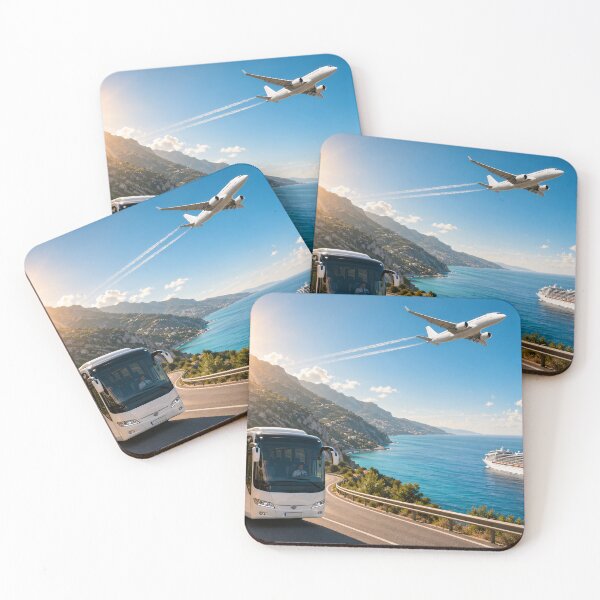 Item preview, Coastal Travel Adventure Air Land Sea designed and sold by PixorStudio.