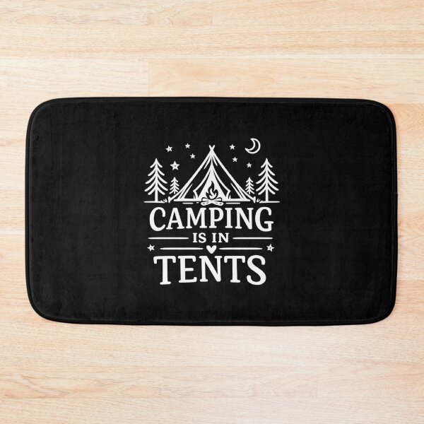 Artikelvorschau, Camping findet in Zelten statt, lustiges Camping entworfen und verkauft von CloudyPress.