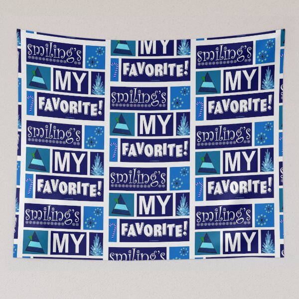 Item preview, Smiling's My Favorite Blue designed and sold by Normbot2000.