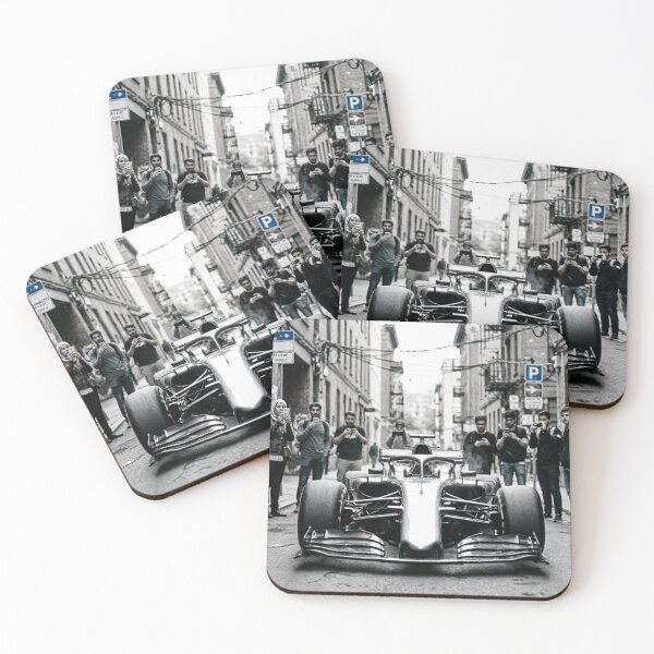 Item preview, Street Presence — F1 Car Front View in Urban Alley with Crowd designed and sold by ticzla95.