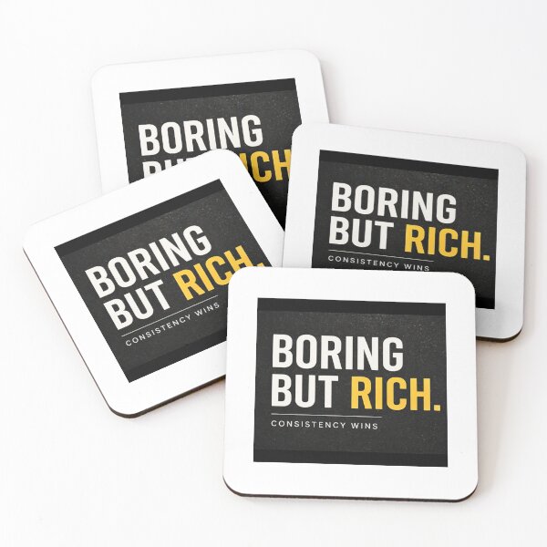 Item preview, Boring But Rich Minimalist Wealth Design designed and sold by Kupeliemre.
