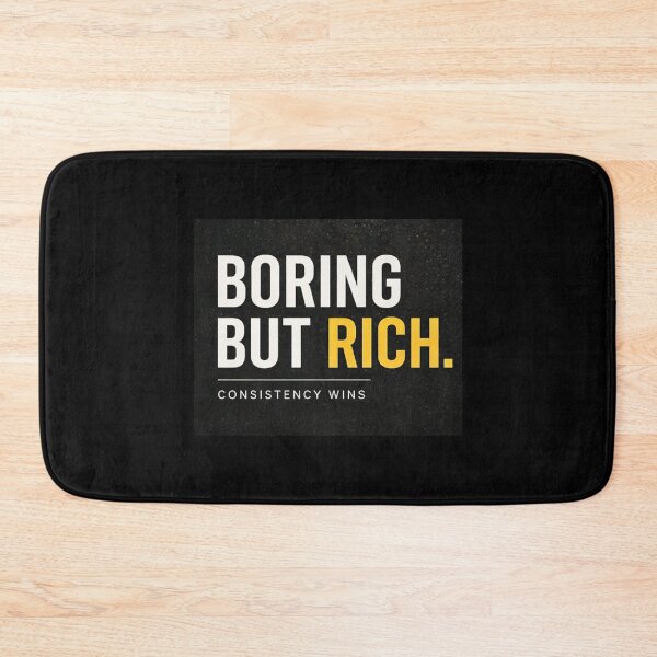 Item preview, Boring But Rich Minimalist Wealth Design designed and sold by Kupeliemre.