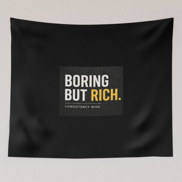 Item preview, Boring But Rich Minimalist Wealth Design designed and sold by Kupeliemre.