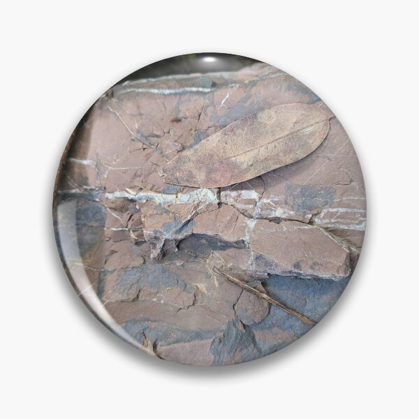 Item preview, Natural Stone with Fallen Leaves Wall Art designed and sold by Corzo-Studios.