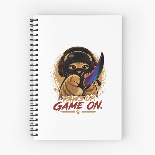 Item preview, Paws Up Game On Ninja Cat Gamer designed and sold by McPurrface.