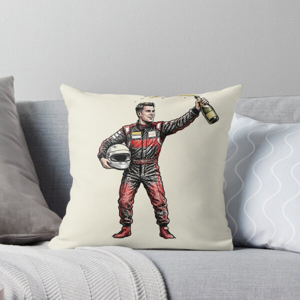 Item preview, Vuelta de la victoria: ilustración de un piloto de carreras celebrando con champán. designed and sold by ticzla95.