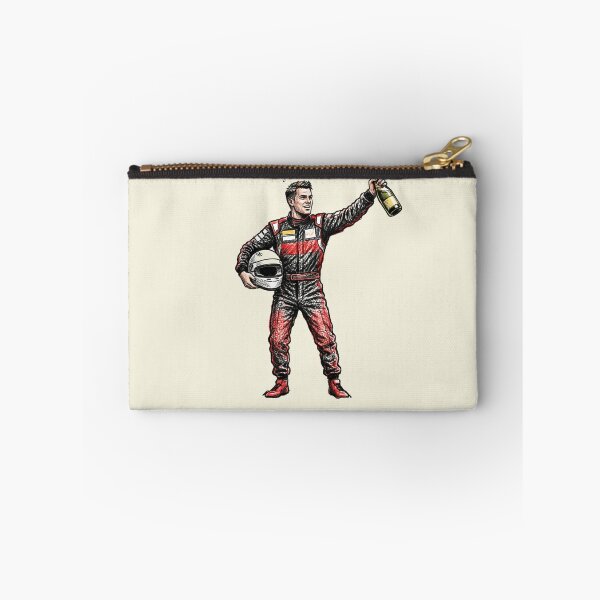 Item preview, Victory Lap — Race Car Driver Celebrating with Champagne Illustration designed and sold by ticzla95.