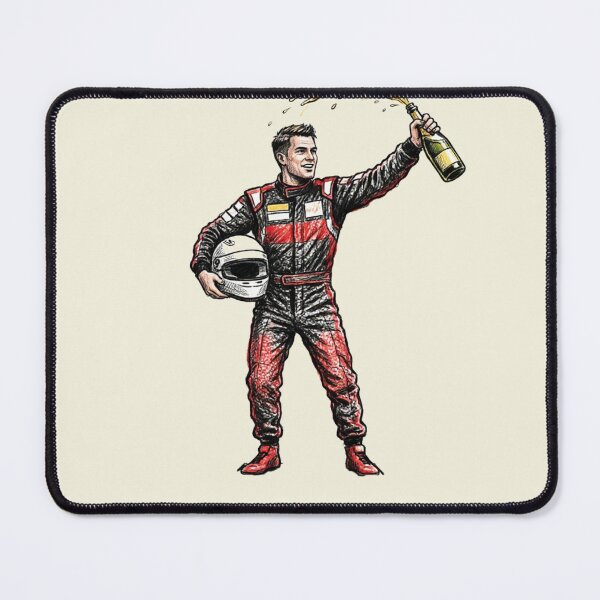 Item preview, Victory Lap — Race Car Driver Celebrating with Champagne Illustration designed and sold by ticzla95.
