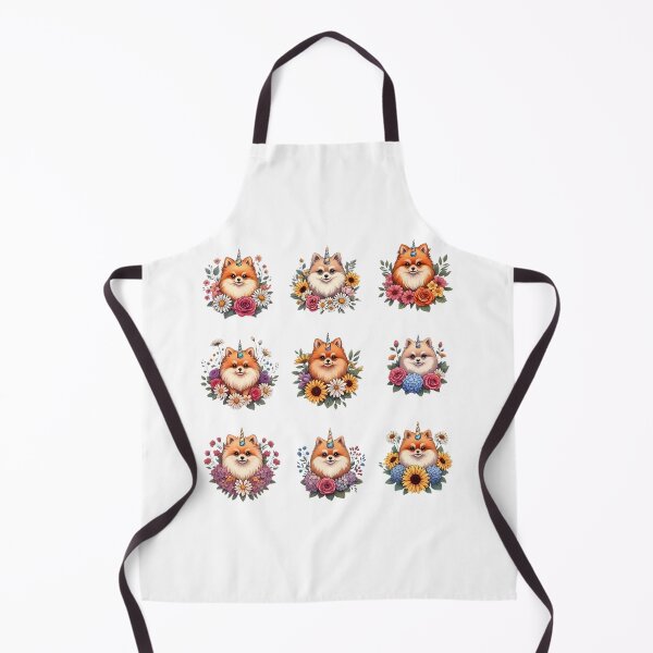 Item preview, Pomeranian Unicorn-Floral Puppy Cute Flower Aesthetic designed and sold by JessArty ⭐⭐⭐⭐⭐.