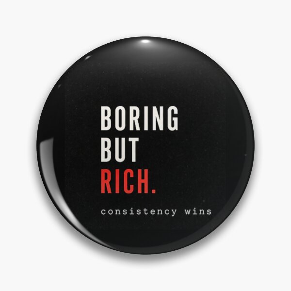 Item preview, Boring But Rich Minimalist Wealth Design designed and sold by Kupeliemre.