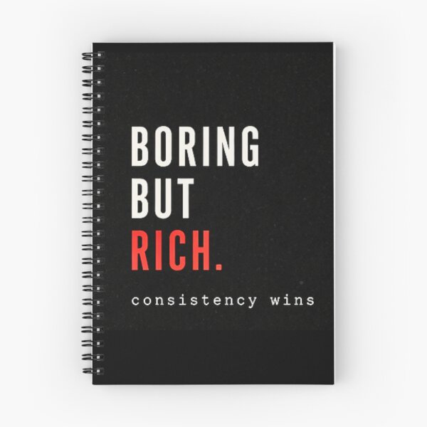 Item preview, Boring But Rich Minimalist Wealth Design designed and sold by Kupeliemre.