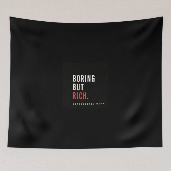 Item preview, Boring But Rich Minimalist Wealth Design designed and sold by Kupeliemre.