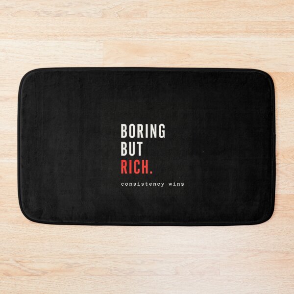 Item preview, Boring But Rich Minimalist Wealth Design designed and sold by Kupeliemre.