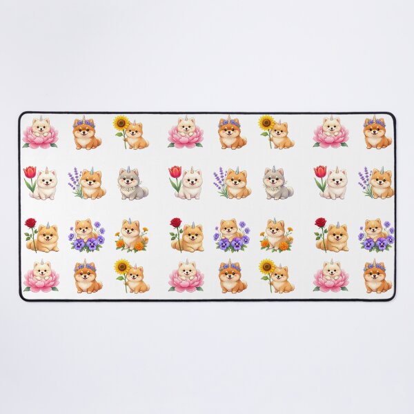 Item preview, Pomeranian Unicorn-Cute Puppy Flowers Pastel Kawaii designed and sold by JessArty ⭐⭐⭐⭐⭐.