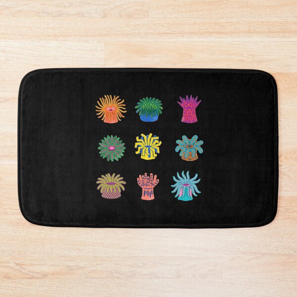 Item preview, Neon Tropical Sea Creatures, Anemone Squad- Stickers & Magnets designed and sold by 21 Tulips.