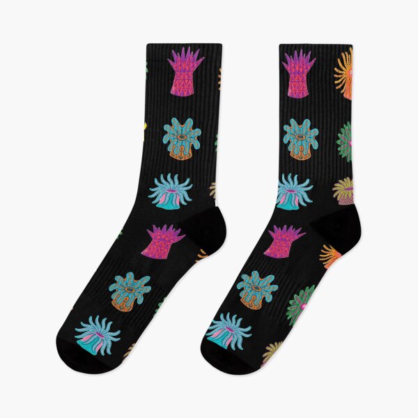 Item preview, Neon Tropical Sea Creatures, Anemone Squad- Stickers & Magnets designed and sold by 21 Tulips.