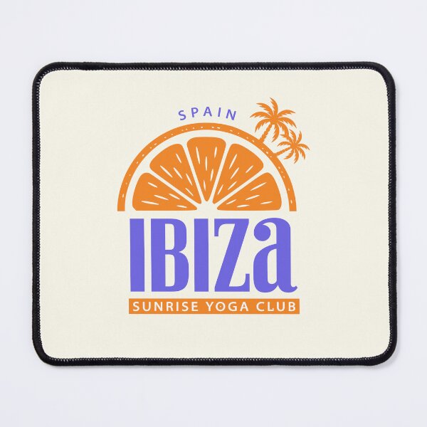 Item preview, Ibiza Sunrise Yoga Club Spain Retro Orange Design designed and sold by LinaValearte.
