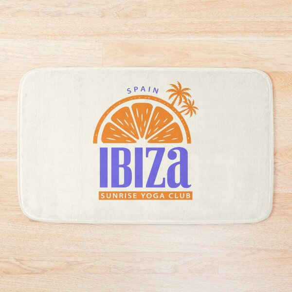 Item preview, Ibiza Sunrise Yoga Club Spain Retro Orange Design designed and sold by LinaValearte.